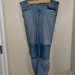 BLUE HUDSON PATCHWORK JEANS